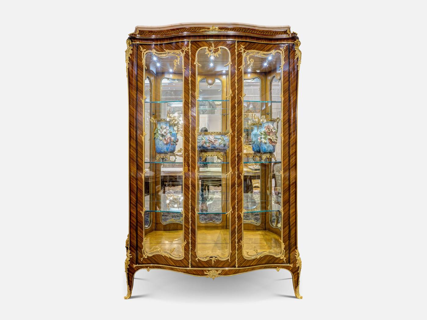 ART. 1094-4 – The elegance of luxury classic Showcases and Bookcases made in Italy by C.G. Capelletti.
