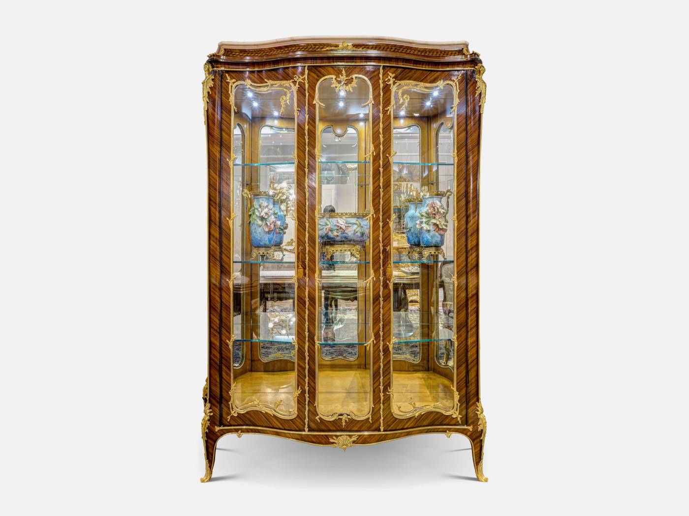 ART. 1094-4 – The elegance of luxury classic Showcases and Bookcases made in Italy by C.G. Capelletti.