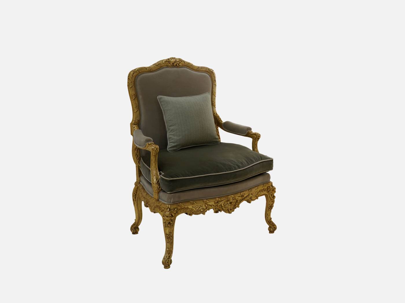 ART. 2190 - Poltrone di lusso in stile classico made in Italy. Design di interni italiano C.G. Capelletti