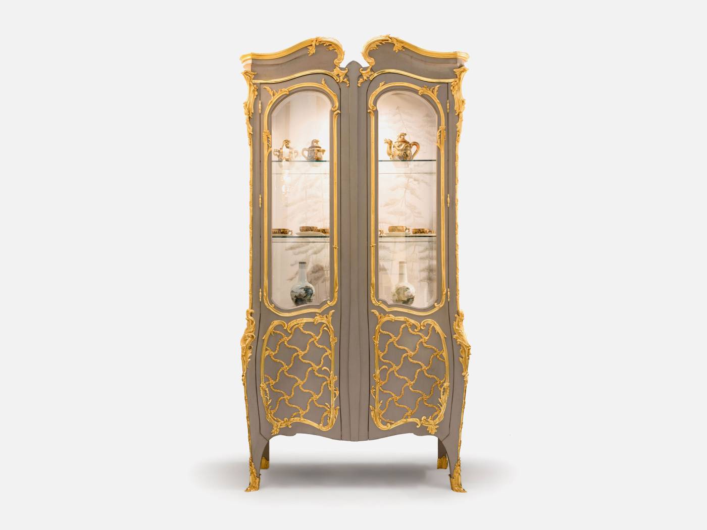 ART. 709-19 – The elegance of luxury classic Showcases and Bookcases made in Italy by C.G. Capelletti.