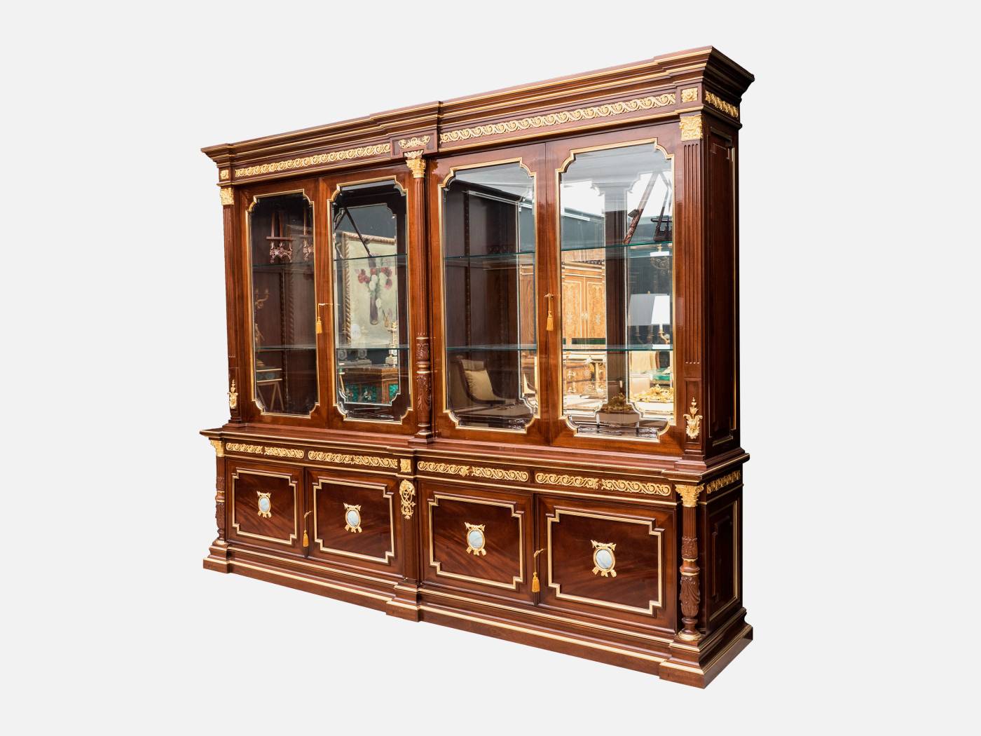 ART. 708-2 – C.G. Capelletti Italian Luxury Classic Showcases and Bookcases. Made in Italy classic interior design