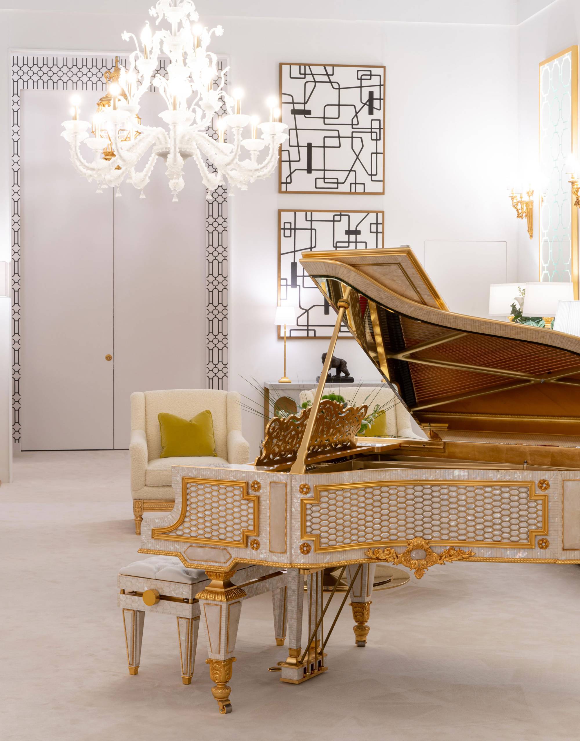 ART. 2728 – C.G. Capelletti Italian Luxury Classic Pianos. Made in Italy classic interior design