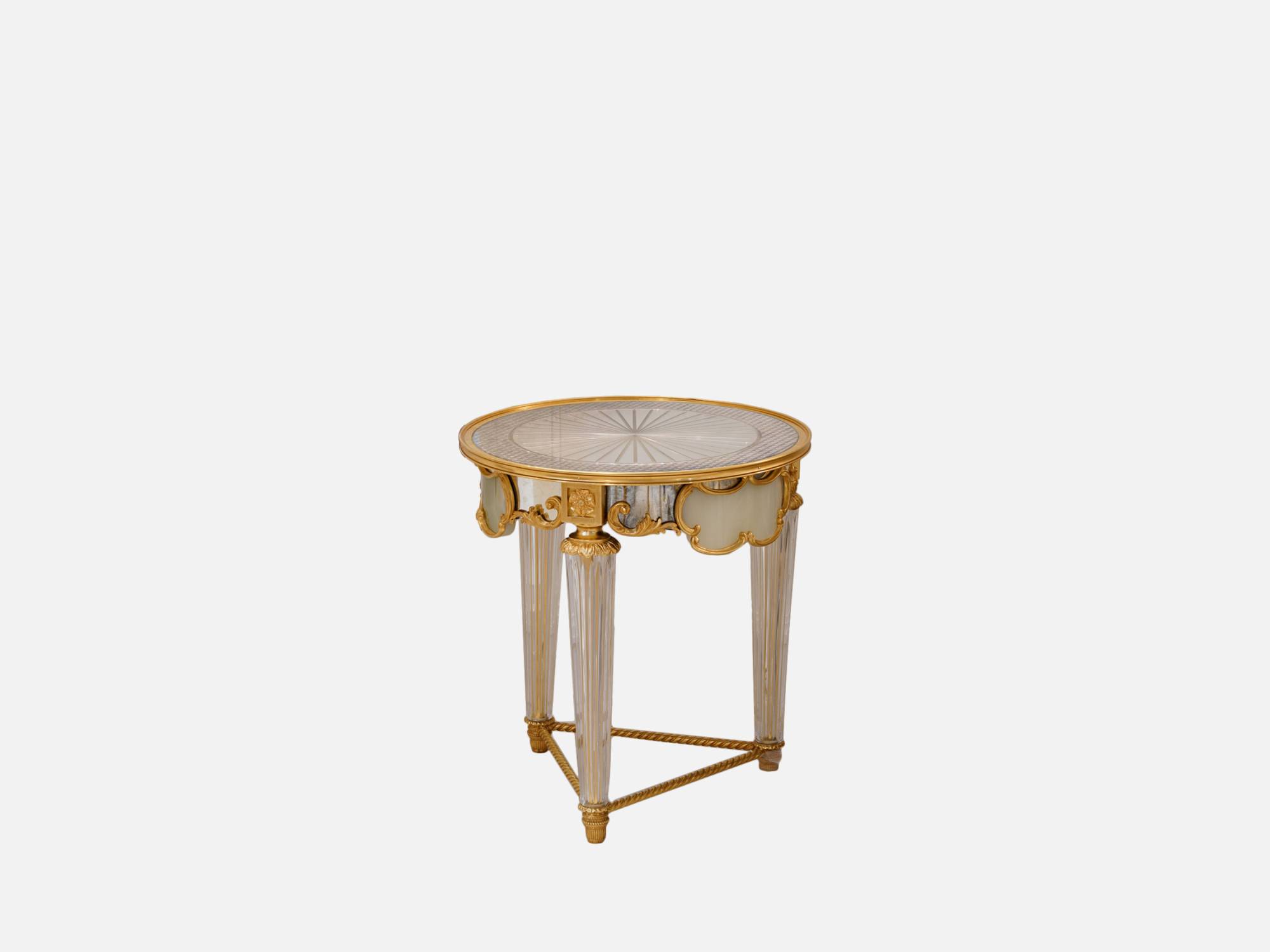 ART. 2193 - Tavolini di lusso in stile classico made in Italy. Design di interni italiano C.G. Capelletti