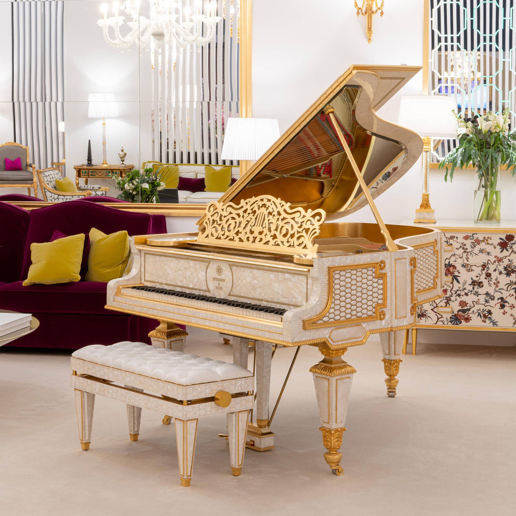 ART. 2728 – C.G. Capelletti Italian Luxury Classic Pianos. Made in Italy classic interior design