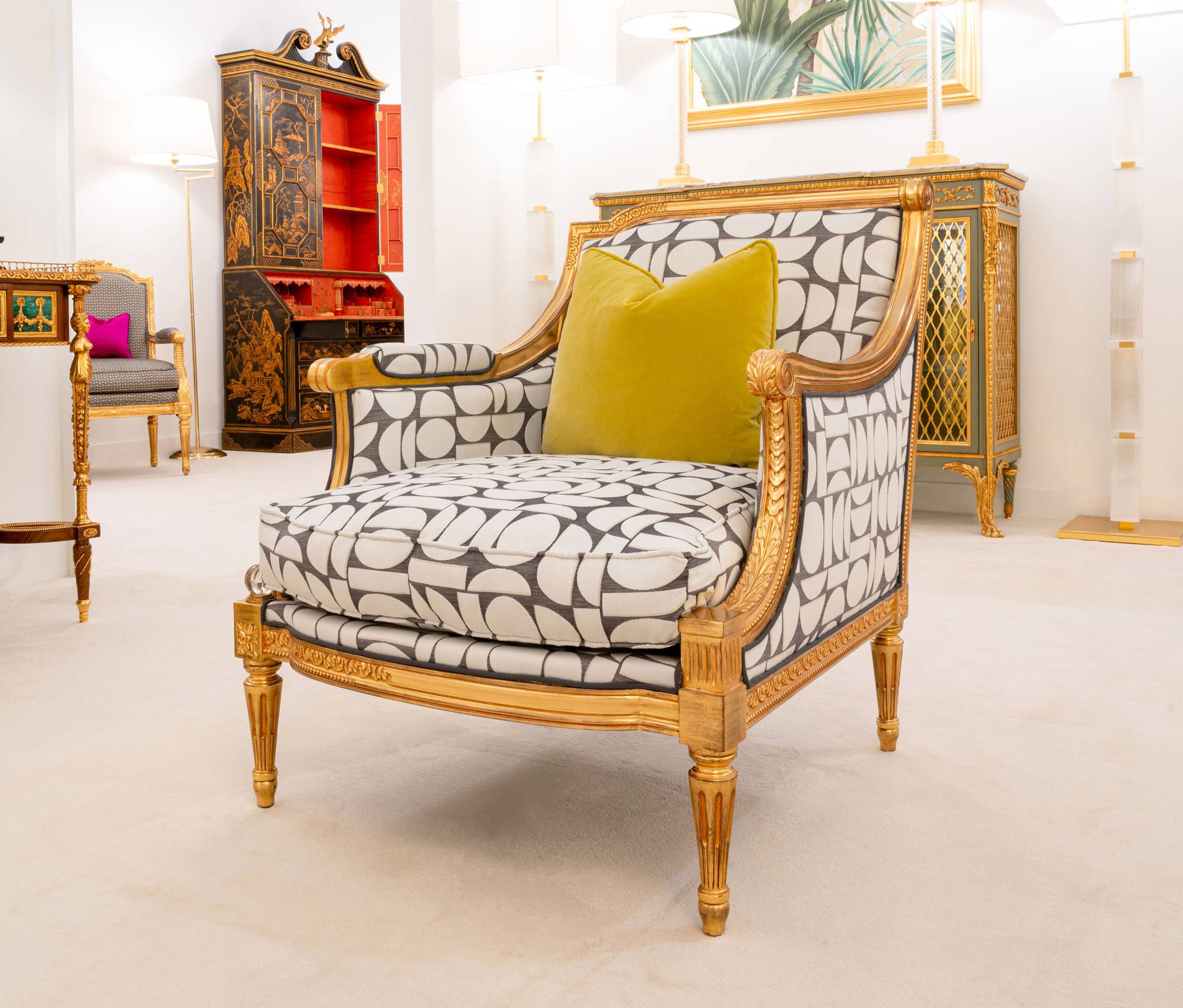 ART. 2257 - Poltrone di lusso in stile contemporaneo made in Italy. Arredamento di lusso italiano C.G. Capelletti