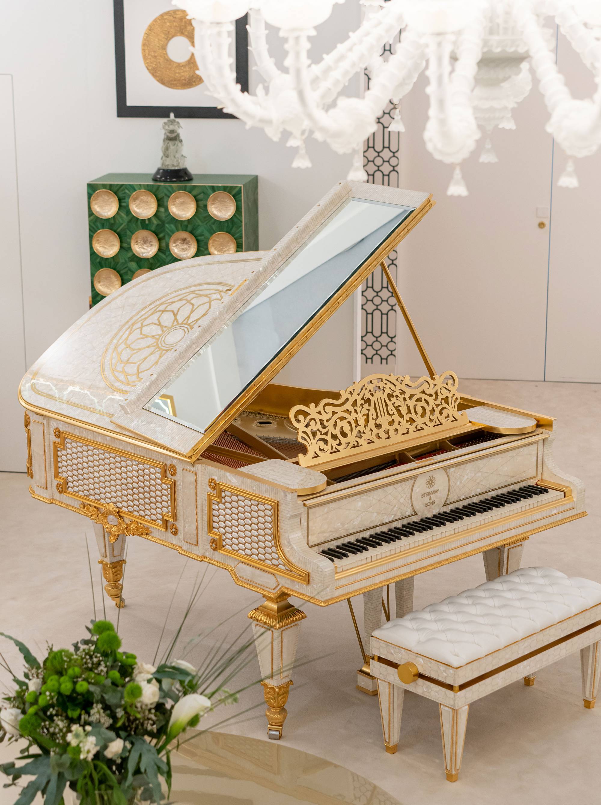 ART. 2728 – The elegance of luxury classic Pianos made in Italy by C.G. Capelletti.