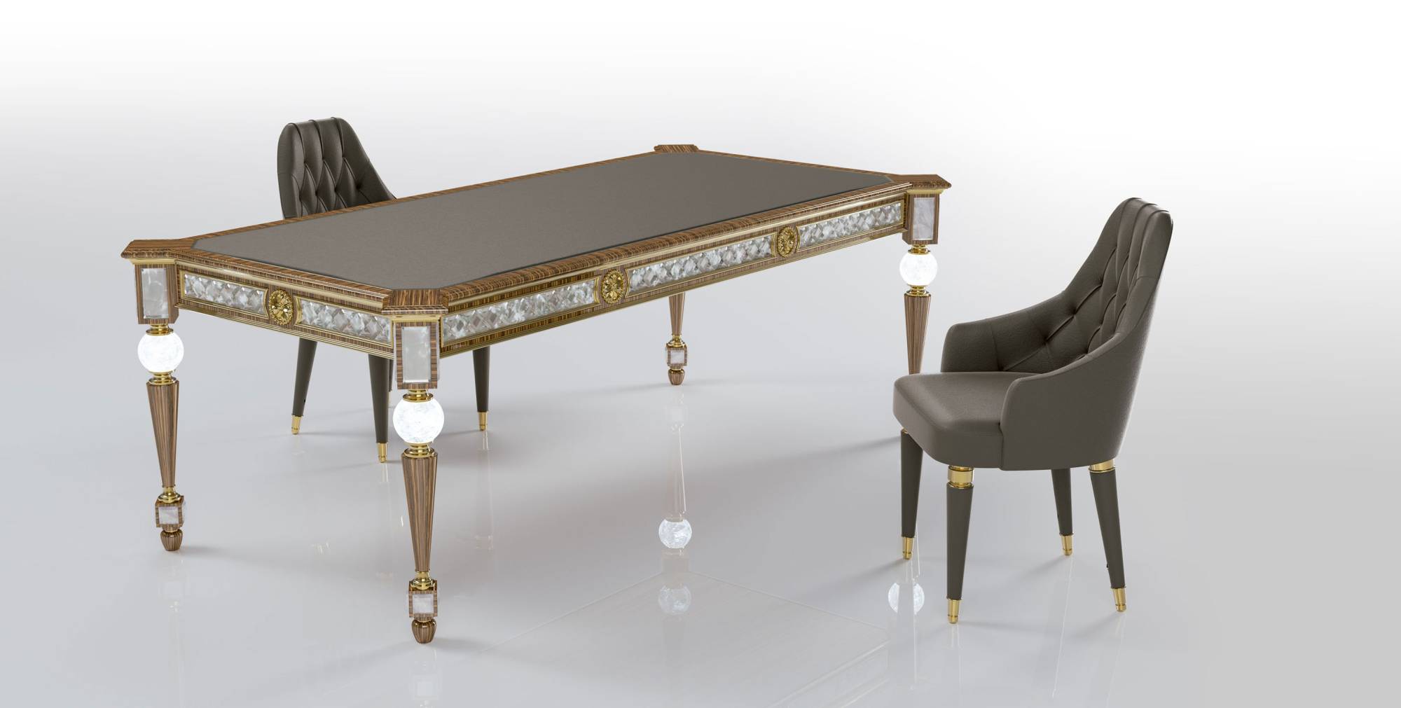 ART. 2338 – C.G. Capelletti Italian Luxury Classic Desks and writing desks. Made in Italy classic interior design