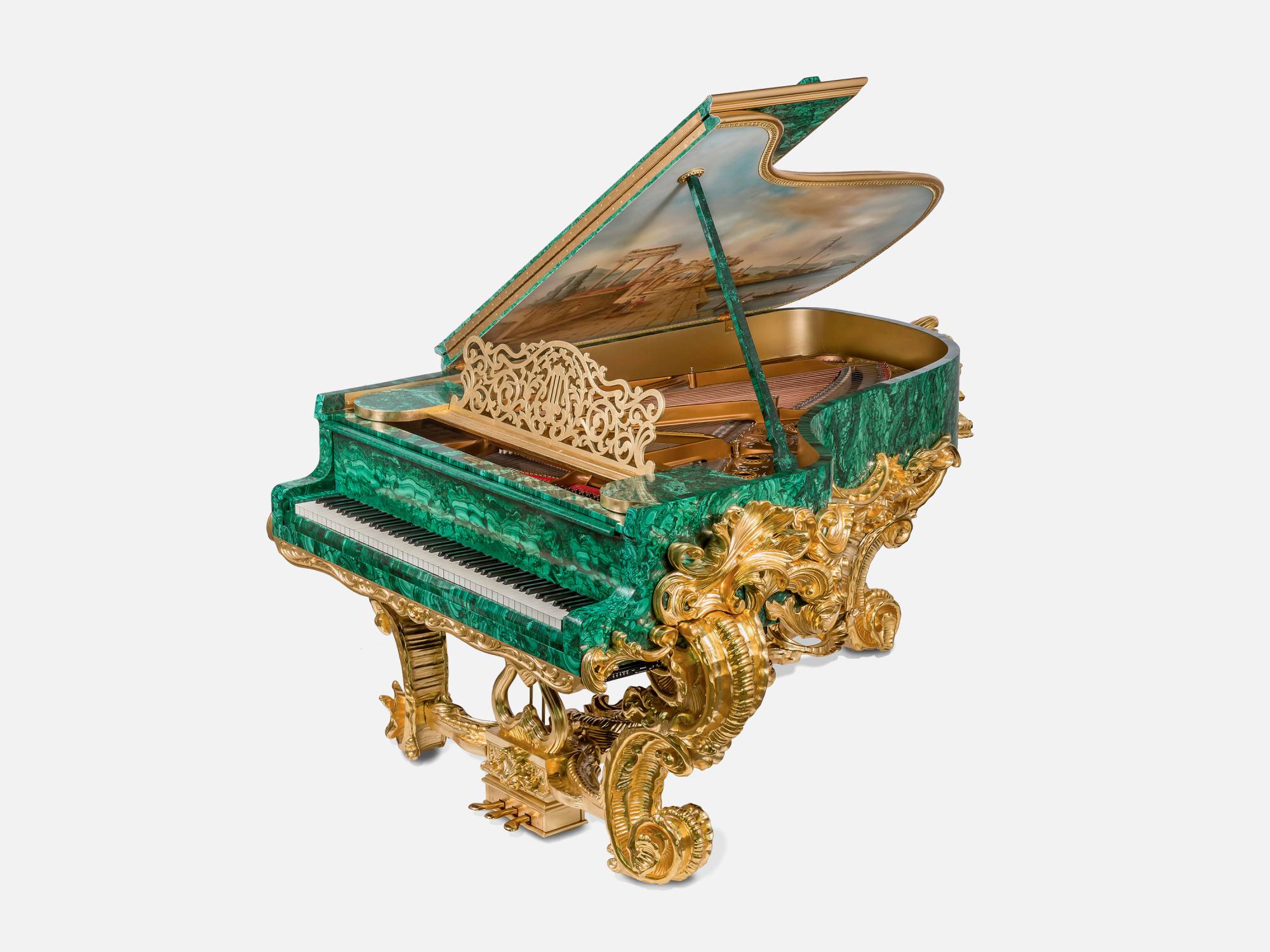 ART. 2710 - Ambienti con Pianoforti di lusso C.G. Capelletti in stile classico italiano