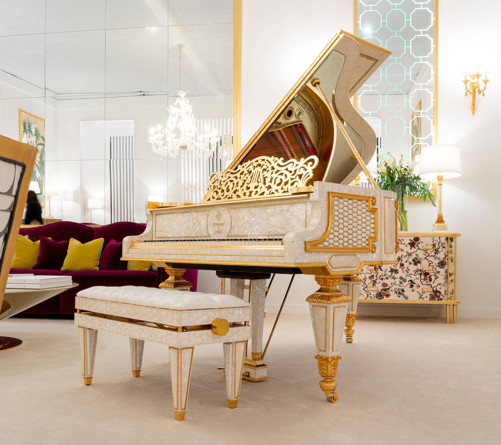 ART. 2728 – C.G. Capelletti Italian Luxury Classic Pianos. Made in Italy classic interior design