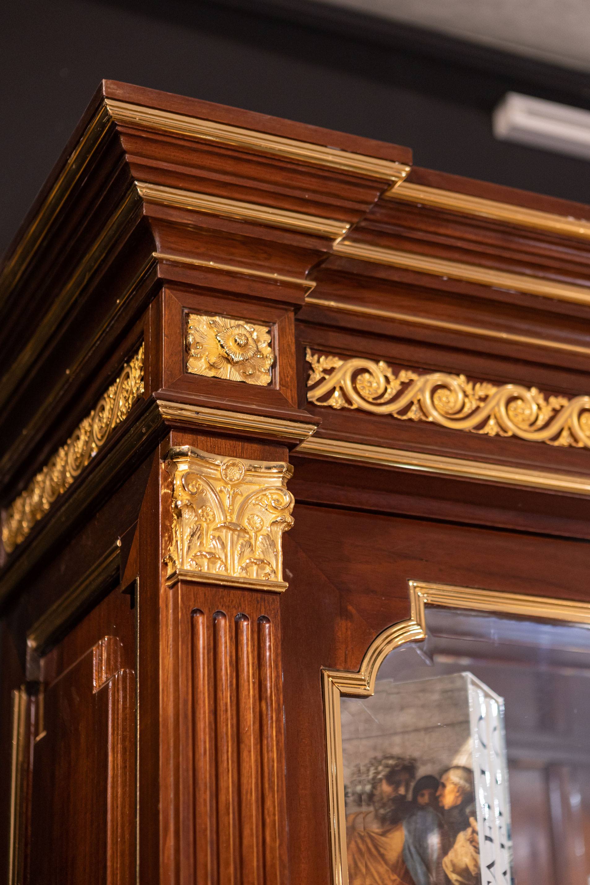 ART. 708-2 - Ambienti con Vetrine e Librerie di lusso C.G. Capelletti in stile classico italiano