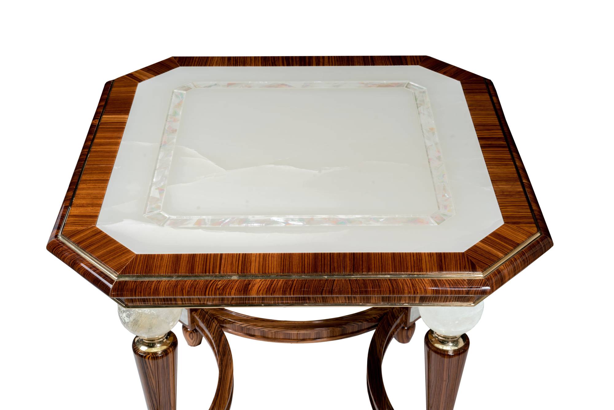 ART. 2077 - Tavolini di lusso in stile classico made in Italy. Design di interni italiano C.G. Capelletti
