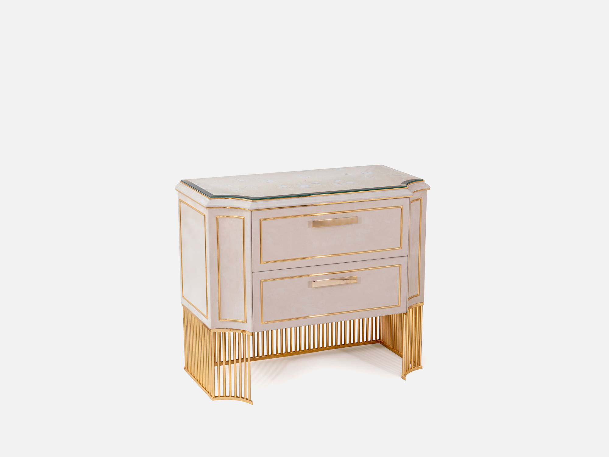 ART. 2333 - C.G. Capelletti quality furniture with made in Italy contemporary Bedside tables