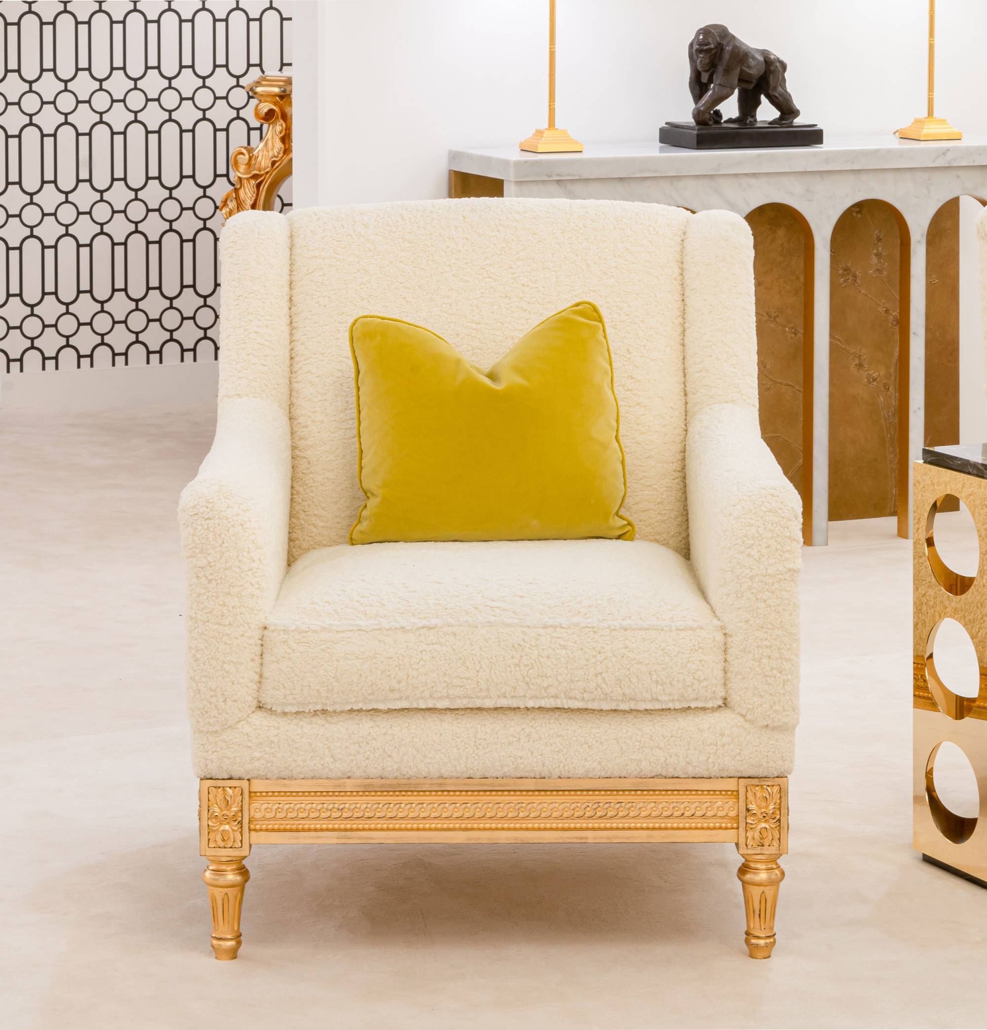 ART. 2371 – C.G. Capelletti Italian Luxury Classic Armchairs. Made in Italy classic interior design