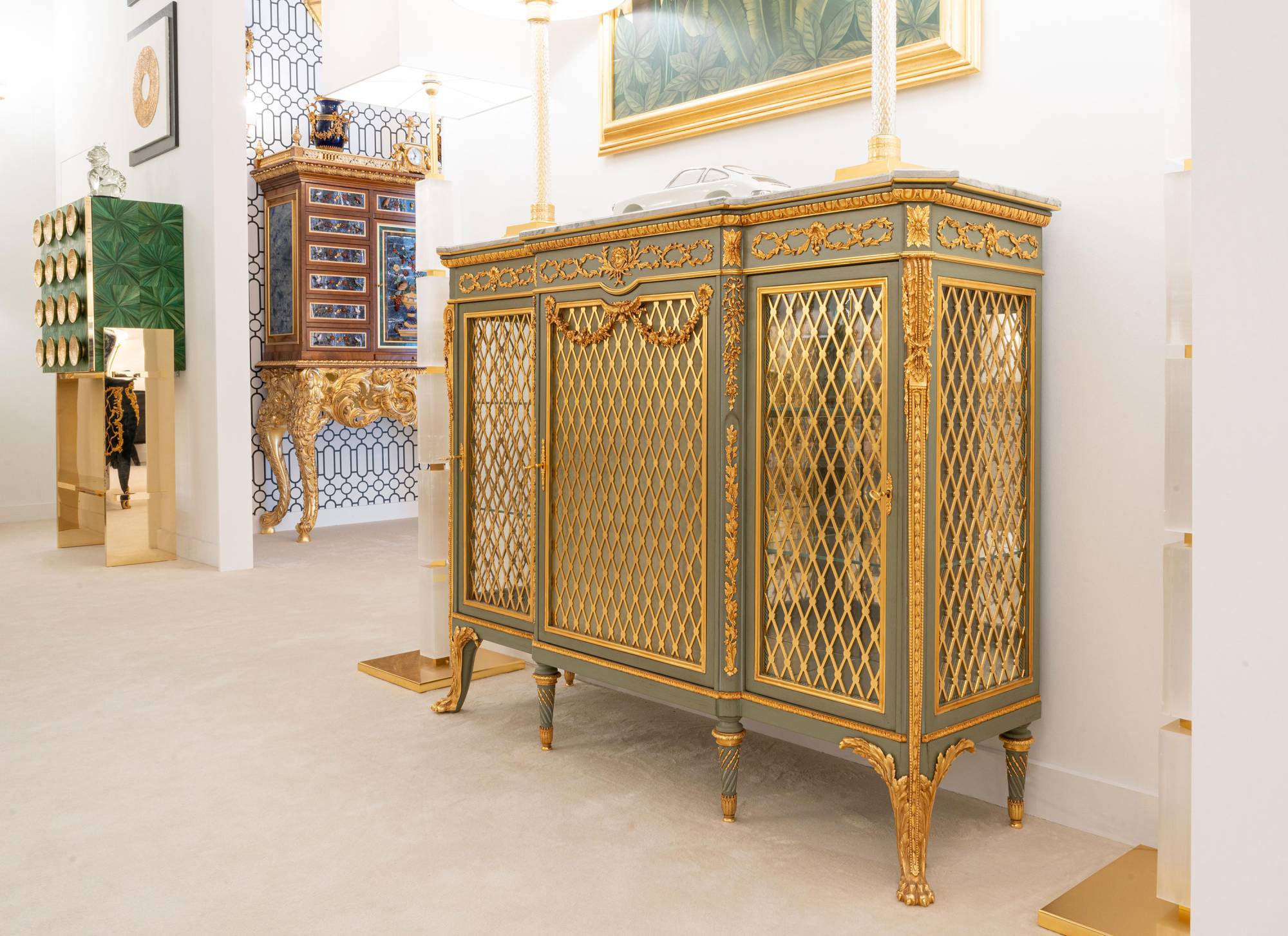 ART. 567-19 - Credenze di lusso in stile contemporaneo made in Italy. Arredamento di lusso italiano C.G. Capelletti