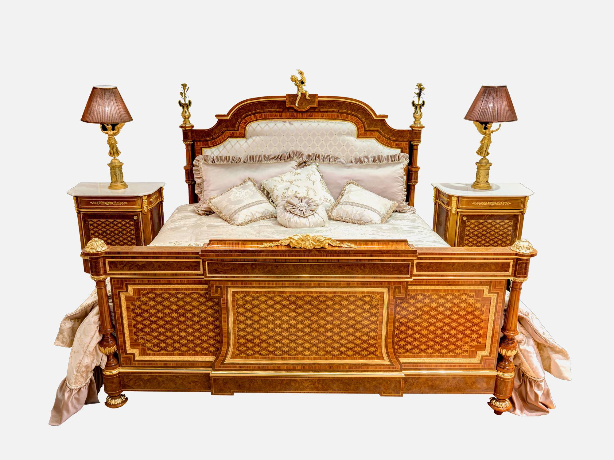 ART. 2088 - Letti di lusso in stile classico made in Italy. Design di interni italiano C.G. Capelletti