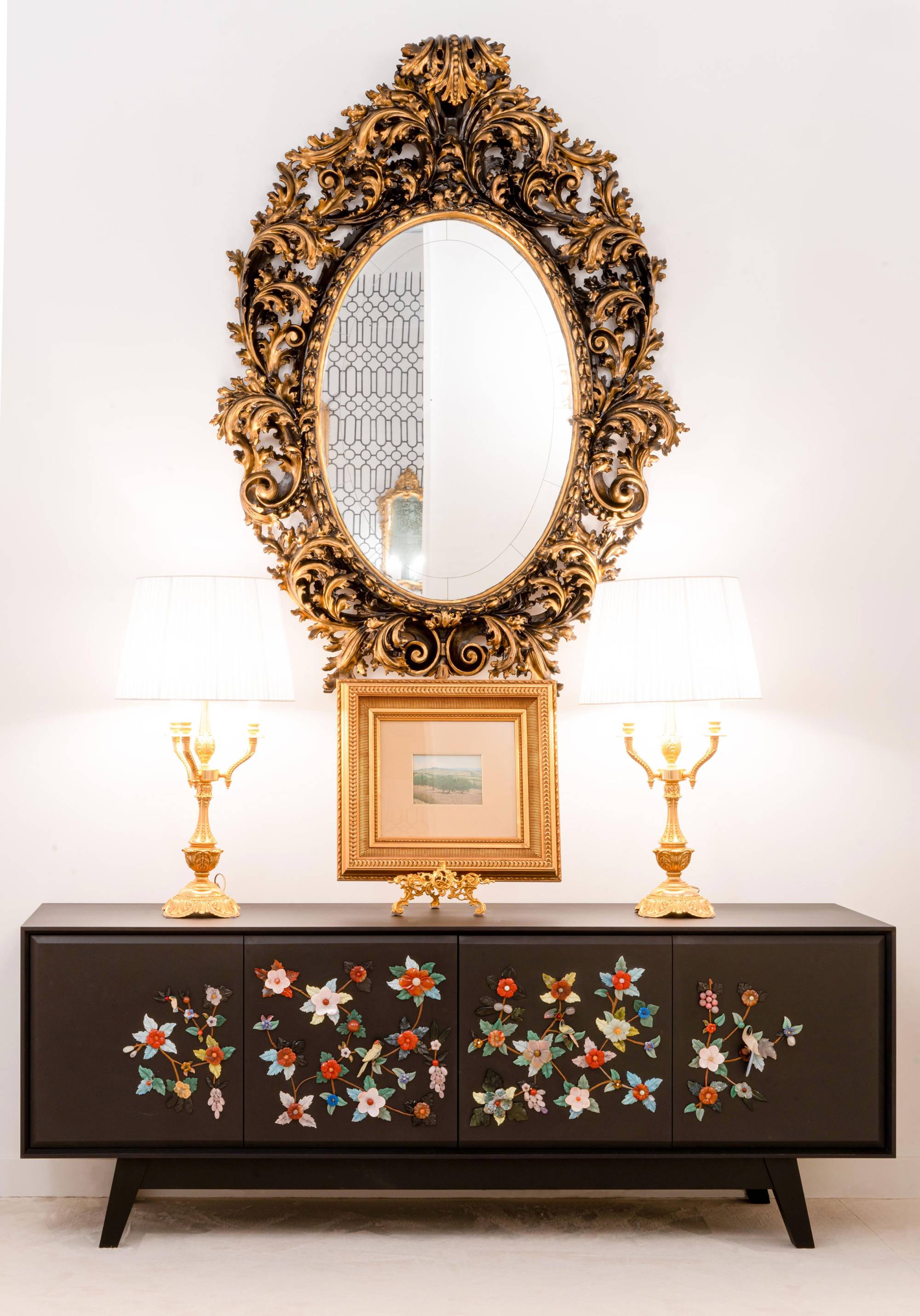 ART. 2372 – C.G. Capelletti Italian Luxury Classic Sideboards. Made in Italy classic interior design