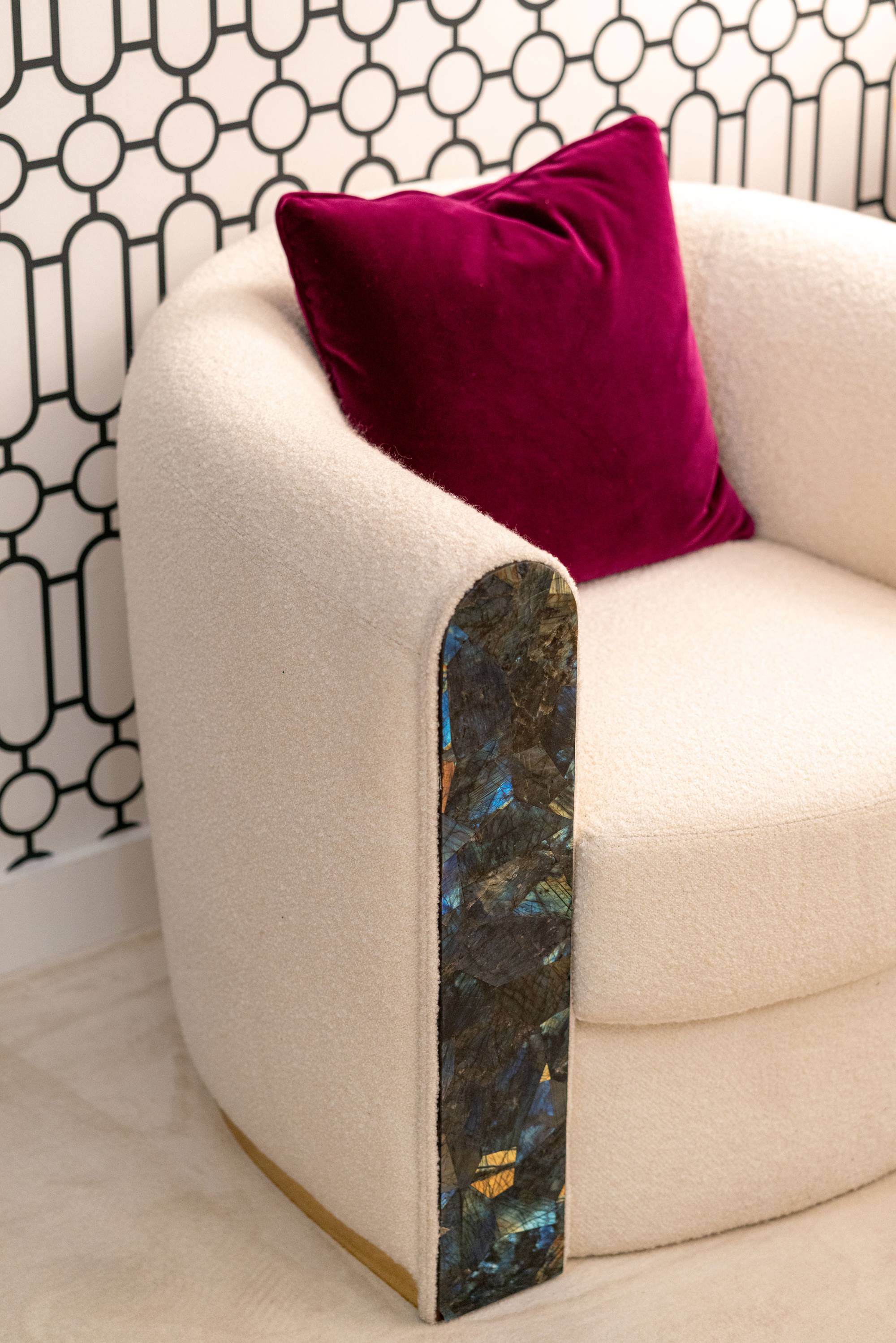 ART. 2287 - Poltrone di lusso in stile contemporaneo made in Italy. Arredamento di lusso italiano C.G. Capelletti