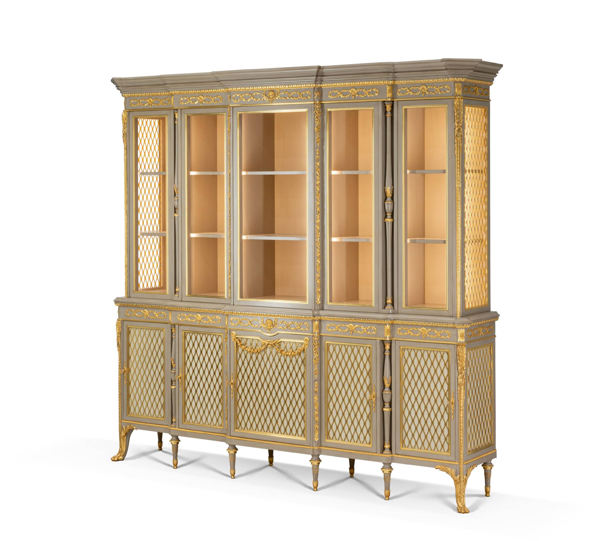 ART.567/V – The elegance of luxury classic Showcases and Bookcases made in Italy by C.G. Capelletti.