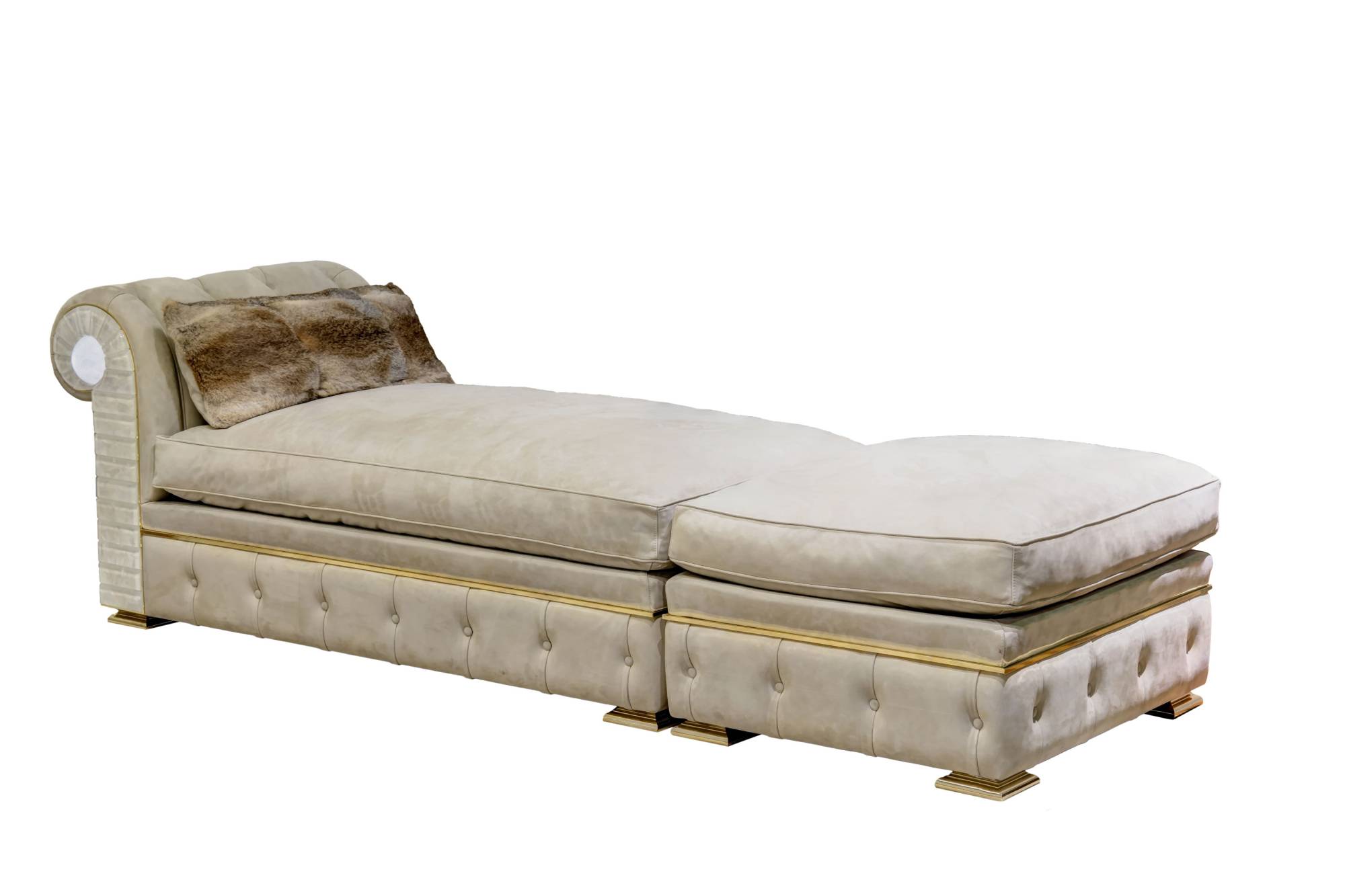 ART. 2076 - Panche e Dormeuse di lusso in stile classico made in Italy. Design di interni italiano C.G. Capelletti