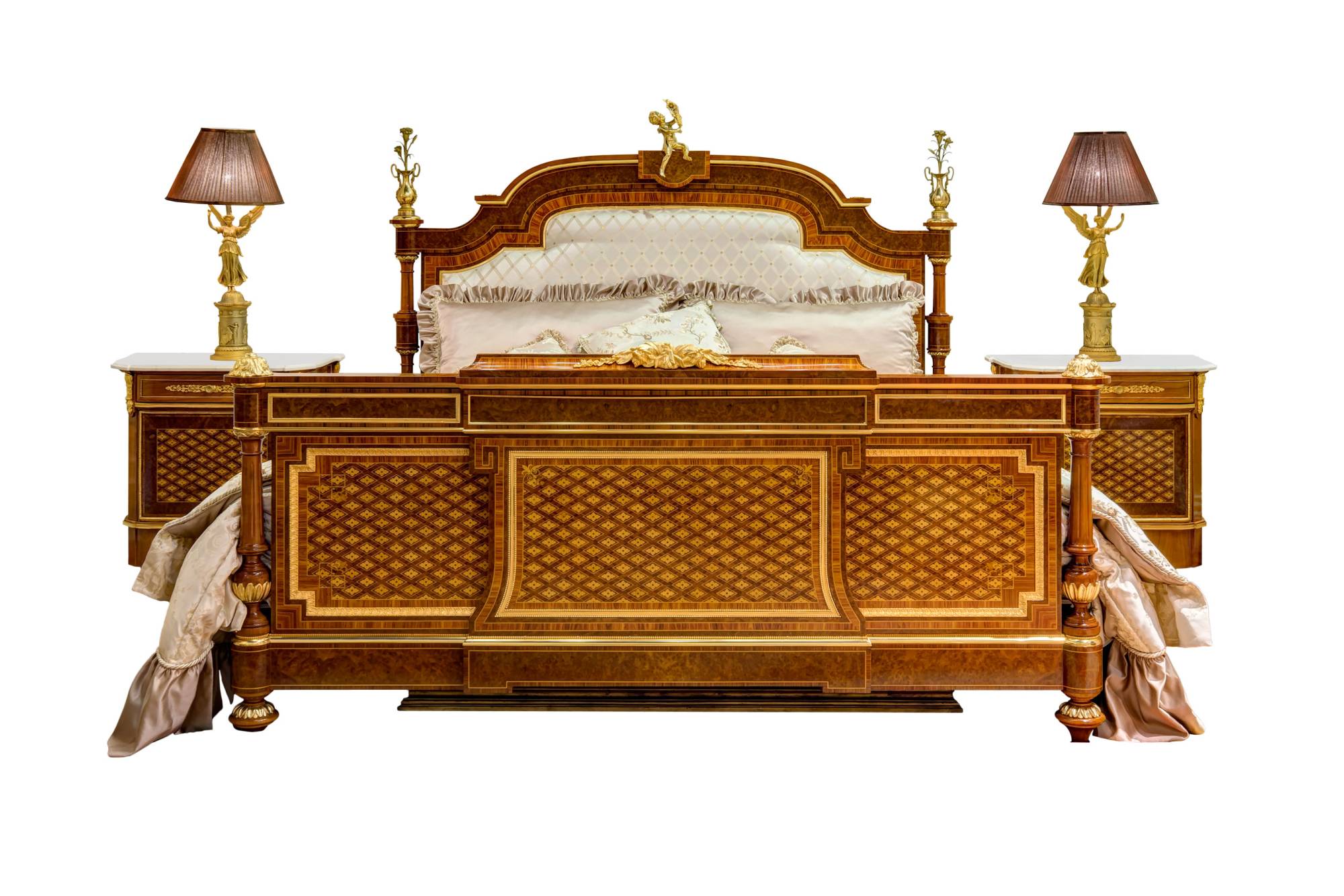 ART. 2088 - Letti di lusso in stile classico made in Italy. Design di interni italiano C.G. Capelletti