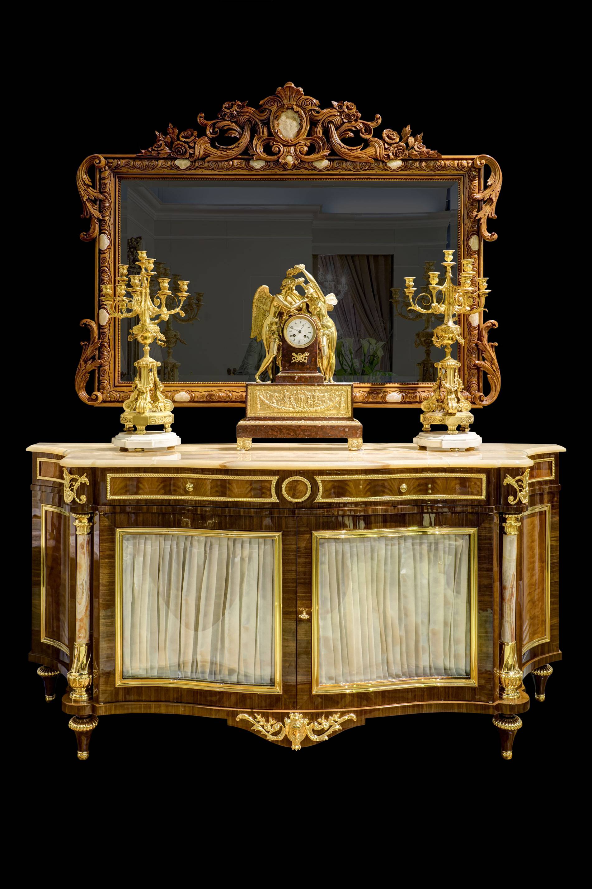 ART. 2073 - Credenze di lusso in stile contemporaneo made in Italy. Arredamento di lusso italiano C.G. Capelletti