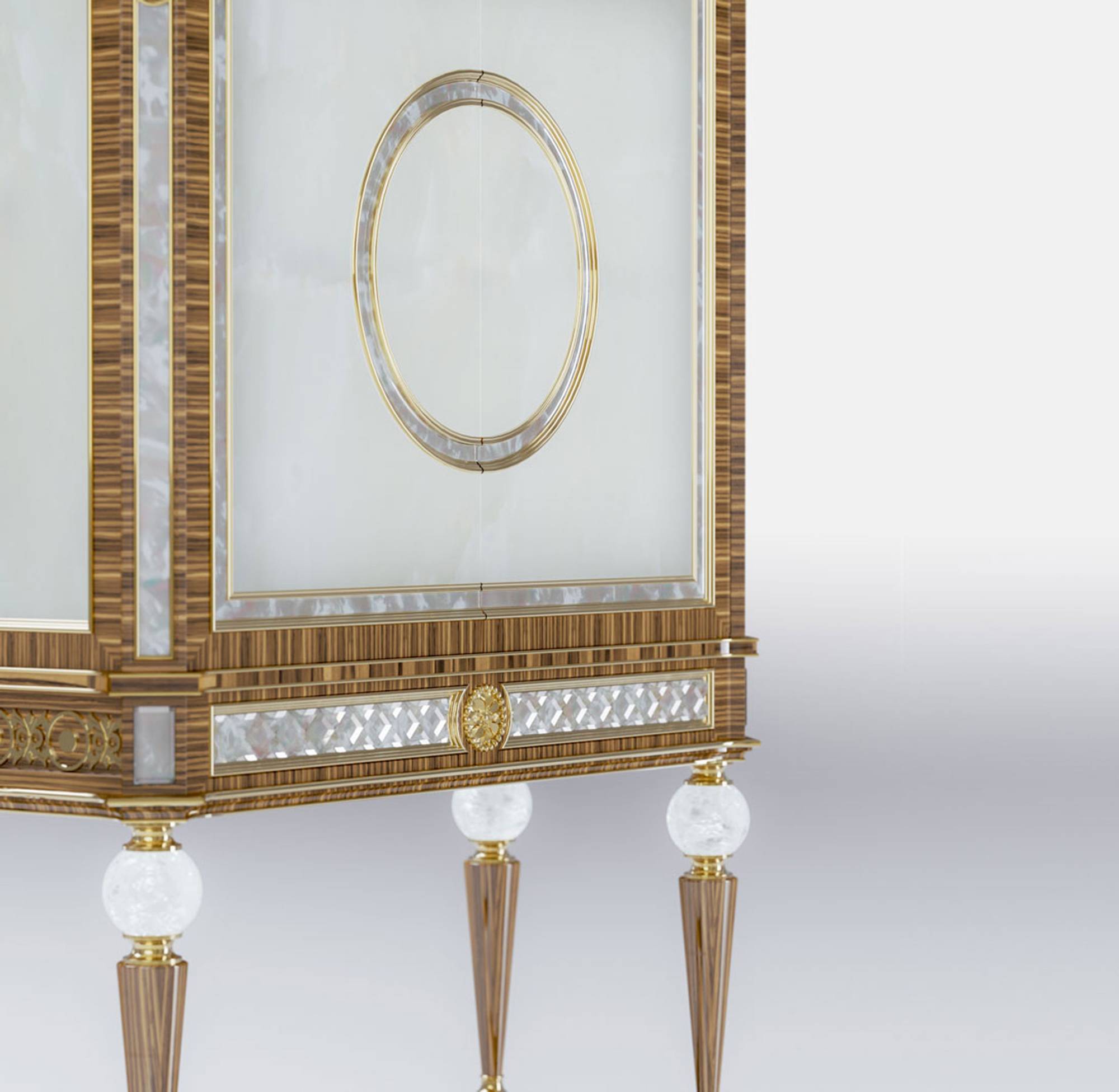 ART. 2335 - Mobili Stipo di lusso in stile classico made in Italy. Design di interni italiano C.G. Capelletti