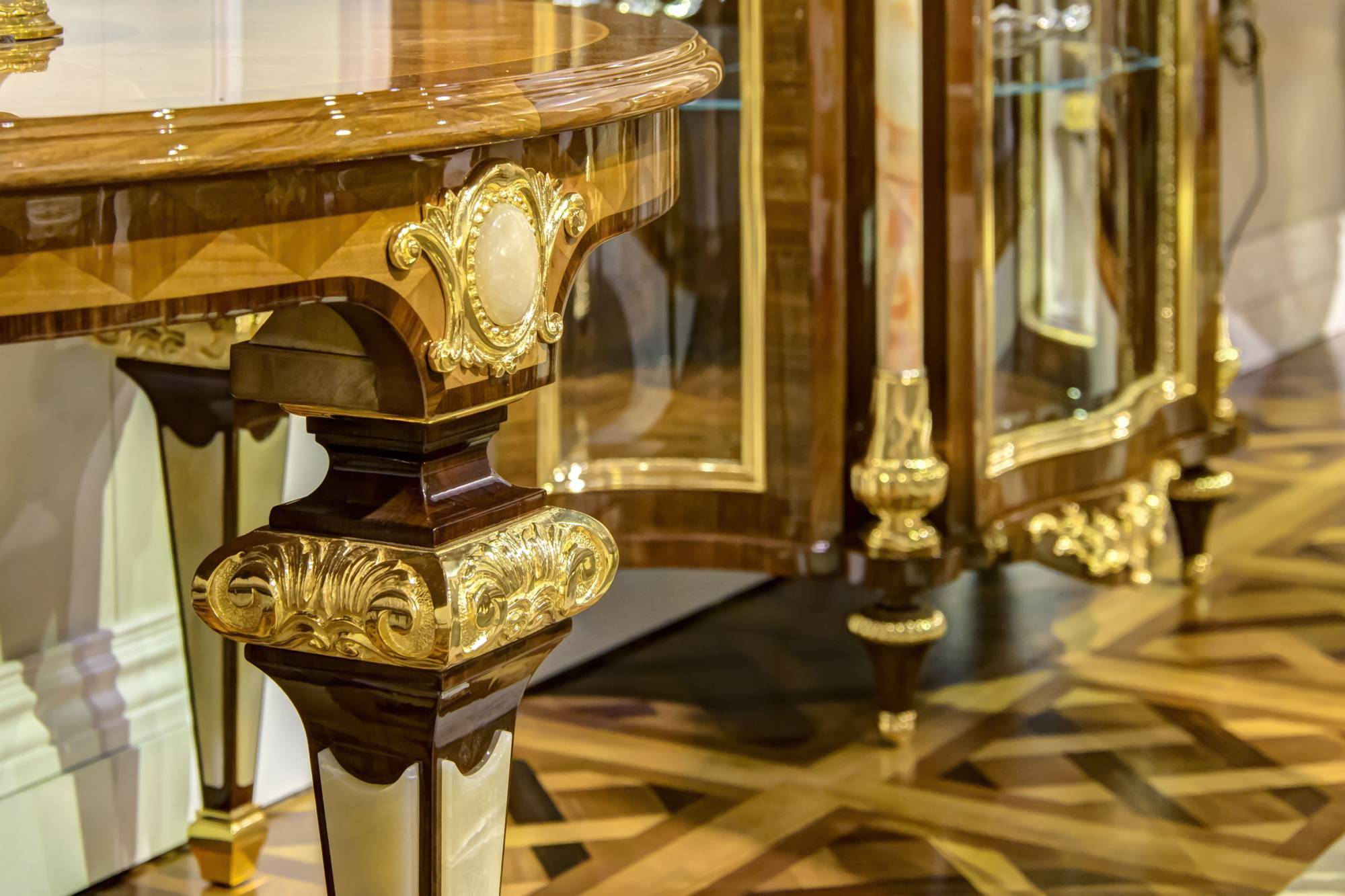 ART. 2071 - Consolle di lusso in stile classico made in Italy. Design di interni italiano C.G. Capelletti