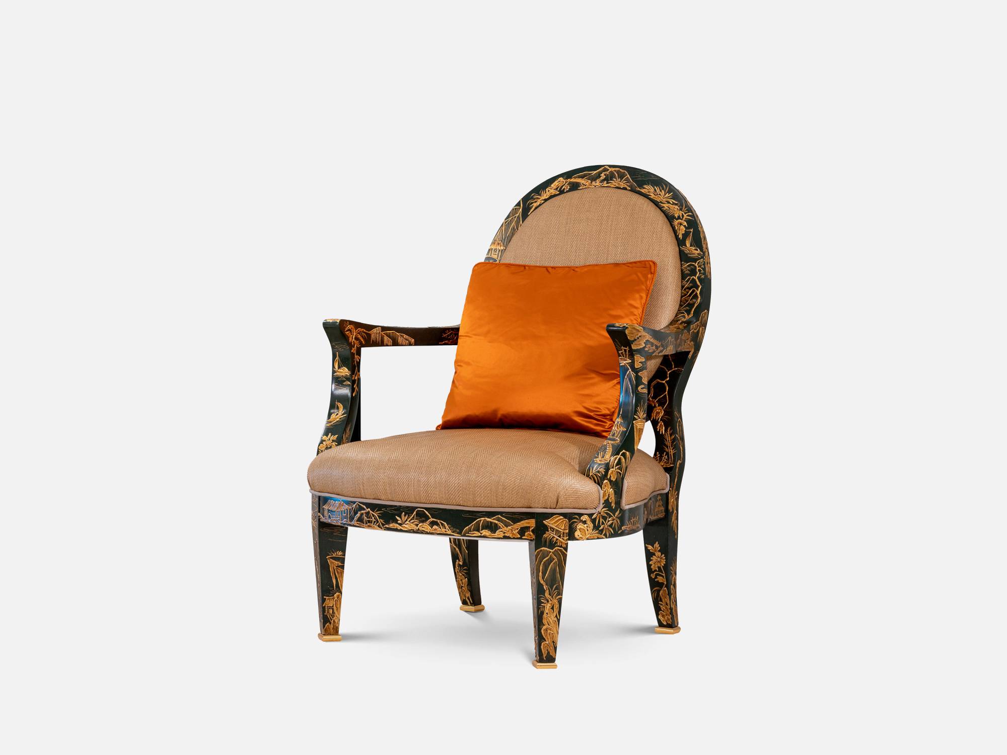 ART. 2322 - Poltrone di lusso in stile contemporaneo made in Italy. Arredamento di lusso italiano C.G. Capelletti