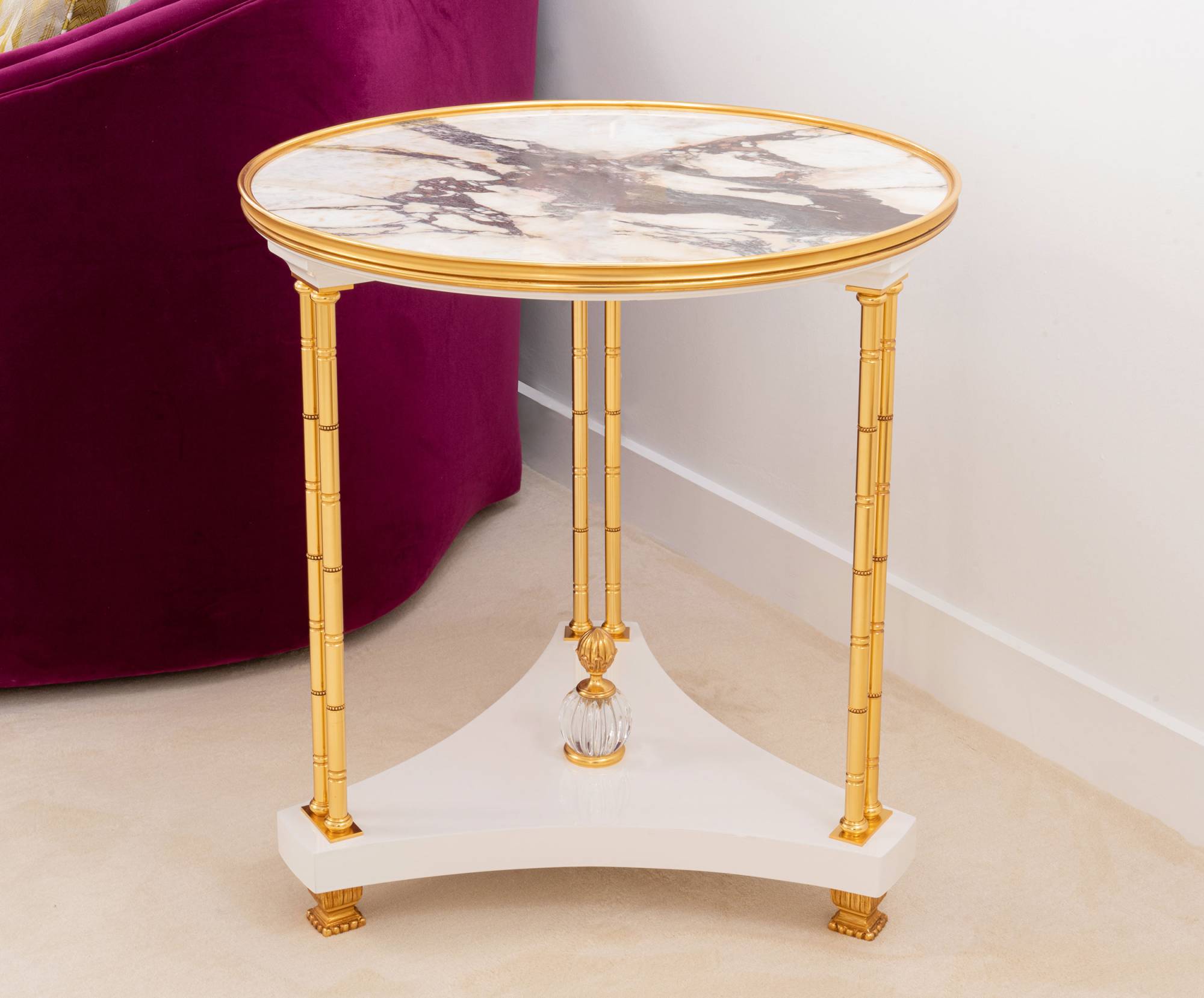 ART. 2370 – C.G. Capelletti Italian Luxury Classic Small tables. Made in Italy classic interior design