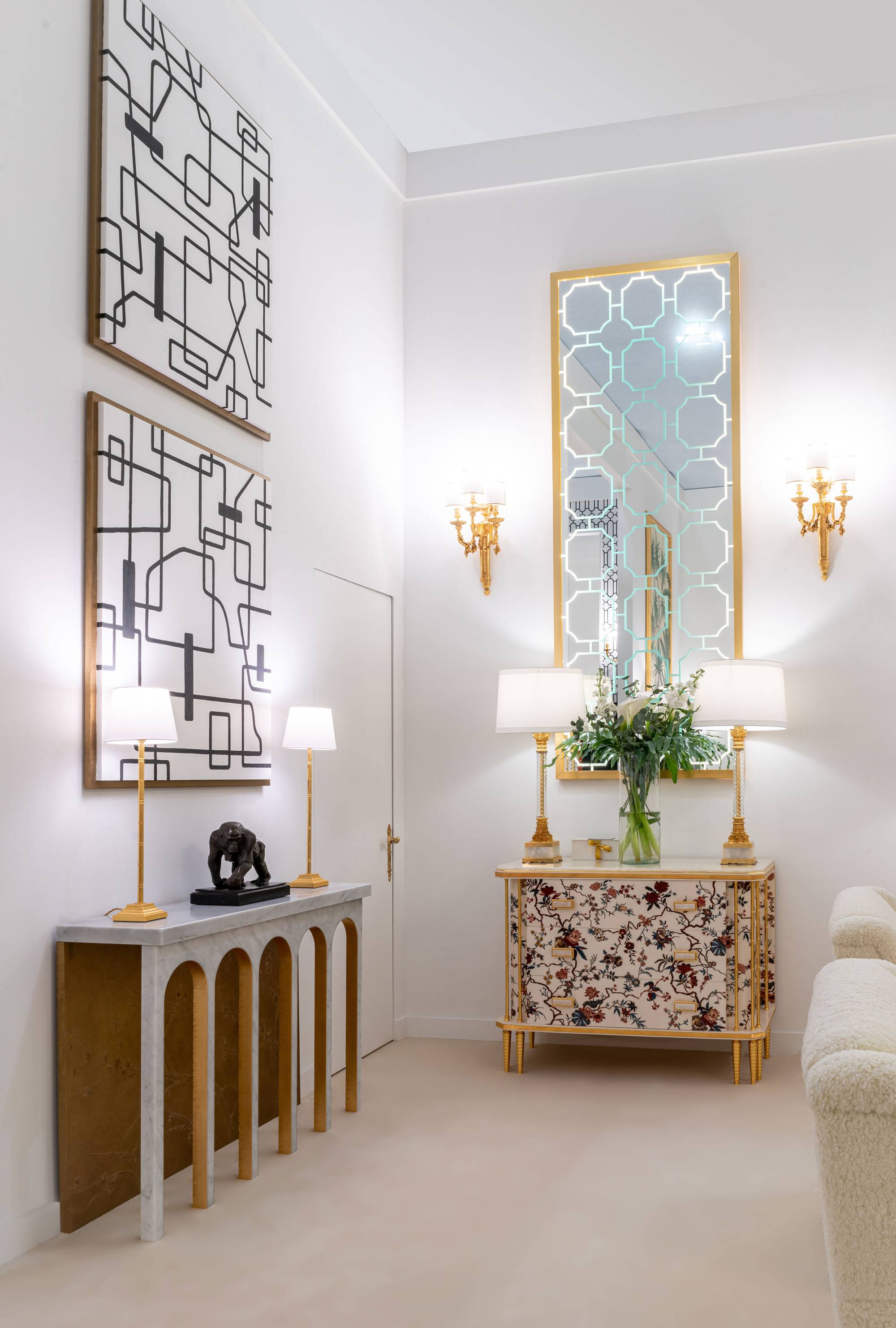 ART. 2293-24 - Consolle di lusso in stile classico made in Italy. Design di interni italiano C.G. Capelletti