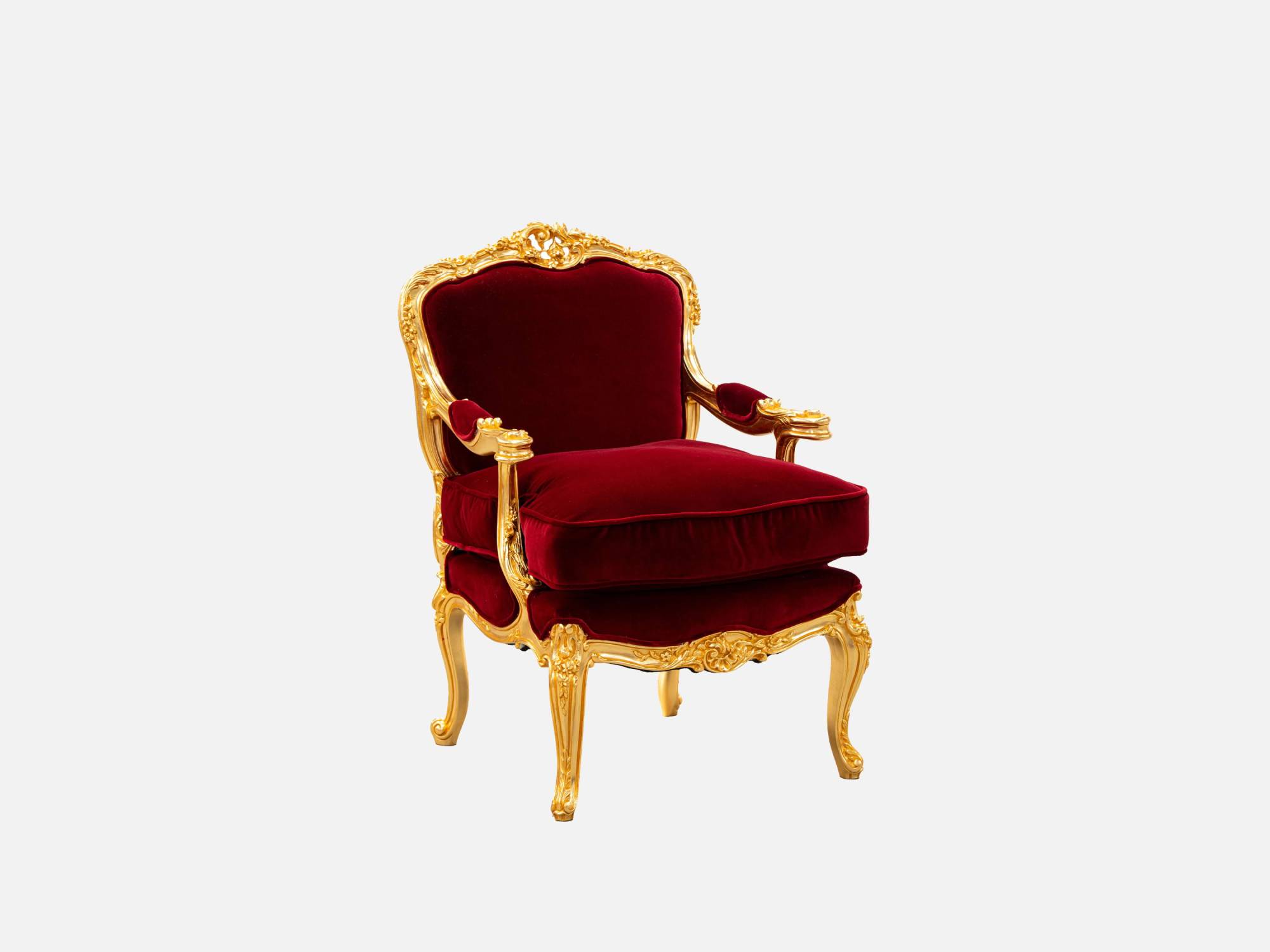 ART. 2356 &ndash; The elegance of luxury classic Armchairs made in Italy by C.G. Capelletti.