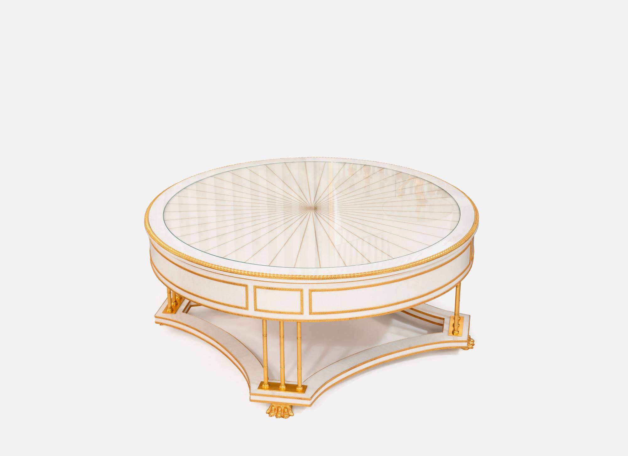 ART. 922-22 - Tavolini di lusso in stile classico made in Italy. Design di interni italiano C.G. Capelletti